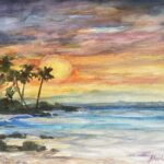 Sunset Big Island, Hawaii