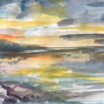 Evening Flight, Galiano Is.