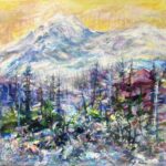 Magic Hour, 20x20 Acrylic on canvas, Jane Appleby 2026